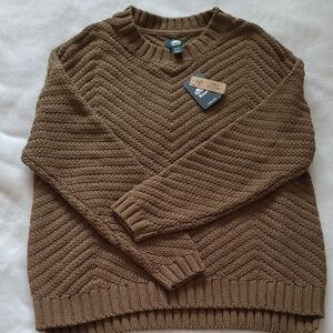Roots Brown Crew Neck Sweater